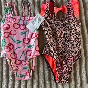 Old Navy‎ Cherry Swimsuit with tags/ and Bucee Swimsuit 2T